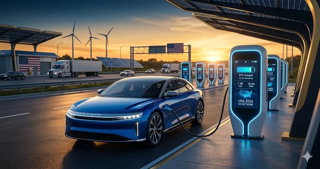 The Future Unplugged: EV Charging in USA by 2026