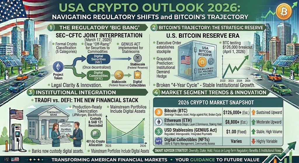 USA Crypto Outlook 2026: Navigating Regulatory Shifts and Bitcoin’s Trajectory